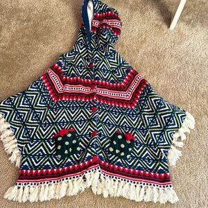 Matilda Jane Christmas Poncho Size 6